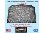 New 1969-1970 Cadillac Deville Fleetwood Calais Hood Insulation 1/2" Thick. Fixed Price $114.99.