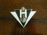 1930 1931 1932 1933 Hupmobile Radiator Emblem Badge Cloisonne Nos. Fixed Price $350.00.