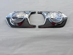 Pair 1952 Ford F6 Deluxe Truck Hood Side Emblems With Mounting Plates Fomoco Oem. Fixed Price $175.00.