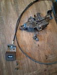 84-88 Toyota Pickup 84-89 4RUNNER Hood Latch & Cable + Support Bracket Dlx SR5. Fixed Price $150.00.