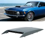 Front Upper Hood Scoop Vent Kit Gray Assembly Bolt-on 1969-1970 Ford Mustang. Fixed Price $135.00.
