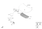 Genuine New Hood Latch Release Cable Assy Suits Kia EV6 Gt-line 2022-ONWARDS. Fixed Price $35.64.