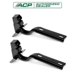 1979-1993 Ford Mustang Black Complete Steel Hood Lift Hinges Pair Rh. Fixed Price $37.95.