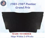 New 1981-1987 Pontiac Grand Prix Hood Insulation Gray/black Rem #GPX-HIN-060. Fixed Price $84.99.