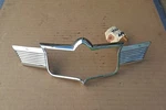 1949 Desoto Deluxe Custom S13 Nos Mopar Hood Front Medallion Bezel. Fixed Price $149.95.