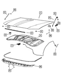 Genuine Mopar Hood Latch Release 1PS72LC5AC. Fixed Price $44.99.
