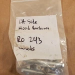 Jaguar Xke E-type Bonnet Hood Hardware Bolts Lh Left Side Grab Bag Oem. Fixed Price $67.49.