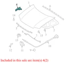 2001-07 Ford Escape Mercury Mariner Fl Fr Hood Hinge Pair Used 7L8Z16797A Oem. Fixed Price $35.99.
