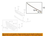 Hyundai Oem 19-20 Santa Fe Front Bumper Grille-weatherstrip 86360S2000. Fixed Price $31.59.