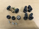 New 71 72 73 Mustang Hood & Adjusters Bumpers 12 Pc Kit #961. Fixed Price $22.75.