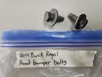 2014 Buick Regal Hood Bumper Bolts. Fixed Price $19.95.