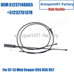 2PCS Front+rear Hood Release Cable Set For 07-13 Mini Cooper R55 R56 R57. Fixed Price $18.19.