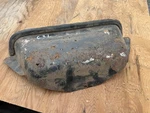 1946 1947 1948 Ford Radiator Upper Grille Baffle Original Top Air Deflector. Fixed Price $75.00.