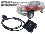 Hood Release Cable With Handle For 1987 - 1991 F150 F250 F350 Bronco E7TZ16916A. Fixed Price $21.99.
