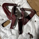 2011-2015 Ford Explorer Xlt Pair Of Hood Hinges,red ,paint Code Rr Oem. Fixed Price $20.00.