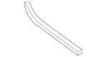 Genuine Nissan Hood Seal 65810-4BA1A. Fixed Price $9.49.