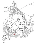 Genuine Bowden Cable Audi R8 420823543A. Fixed Price $53.63.