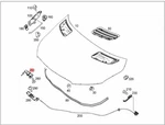 Genuine Mercedes Lock Top 9107500200. Fixed Price $97.97.