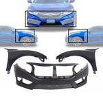 Auto Body Repairs Set Of 3 Front Coupe Sedan For 2016-2018 Honda Civic Si Model. Fixed Price $231.99.