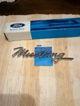 1968 Nos Ford Mustang Fender Script/with Mounting Ferels. Fixed Price $69.95.