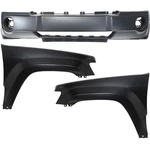 Set Of 3 Auto Body Repairs Front For Jeep Grand Cherokee 2005-2007. Fixed Price $610.64.