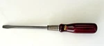 Porsche Tool Kit Reproduction Red Wood Handle Screwdriver. Fixed Price $101.00.