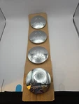 Mopar Dodge Chrome Wheel Center Cap Snap In Hub Cover Oem 68104902AA - 4PACK New. Fixed Price $60.00.