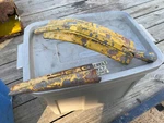 1942 1946 1947 Ford Truck Waterfall Hood Latch And Rs Trim Emblem 21C 16850. Fixed Price $106.21.