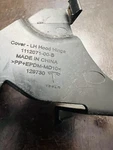 Front Left Hood Hinge Cover Panel Oem 111207100A Tesla Model 2017 - 2023. Fixed Price $30.00.