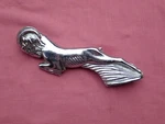 Vintage Gem Novelty Ram Hood Ornament, Nice! Truck, Rat Rod, Hot. Fixed Price $49.99.