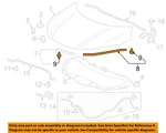 Honda Oem 16-22 Hr-v Hood Components-front W'strip 74192T7JH00. Fixed Price $37.95.