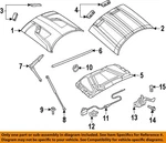 Chrysler Oem 95-23 300 Hood Components-bumper 4696592. Fixed Price $21.69.