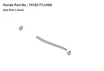 (1) Bnib Oem Genuine 16-21 Honda Hrv Hr-v Hood Seal Rubber 74192-T7J-H00. Fixed Price $29.95.