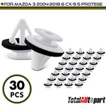 30PCS Door Trim Panel Retainer Clips With Seal For Mazda 6 CX-9 5 12MM Nylon. Fixed Price $12.99.