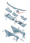 New Audi RS7 Sportback Water Deflector Bracket 4G0819967 4G0-819-967. Fixed Price $19.90.