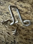 1964-69 Amc Sc/rambler American Rogue Hood Latch & Bolts. Fixed Price $95.00.