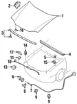 Genuine Ford Hood Hinge 2S4Z-16796-AA. Fixed Price $9.16.