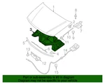 New Genuine Nissan Insulator Hood 65840ZL40A / 65840-ZL40A Oem. Fixed Price $382.25.