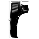 1947 1954 Chevy Truck Cowl Outer Lower Panel W/louvers Right Side Dynacorn. Fixed Price $119.99.