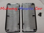 Hood Louvers Inserts Set (pair) 68 69 Chevy Chevelle Camino SS396. Fixed Price $150.00.