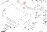 Genuine Mini Cooper One R50 R52 R53 Rear Engine Hood Sealing 51717058137. Fixed Price $537.77.