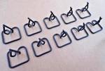 10 New! Belt/hood Moulding Clips! Fits 1930'S-50'S Ford,dodge,plymouth,chrysler. Fixed Price $38.00.