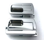Billet Interior Door Handle Fits Porsche 924, 944 Chrome. Fixed Price $235.00.