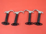 New 1932 Ford Early Version Hood Latches Set Of 4 B-16750-AR. Fixed Price $172.44.