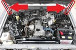 Toyota Genuine Land Cruiser 80 Hzj Support Assy, Hood 53440-69015 53450-69015. Fixed Price $165.00.