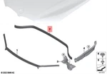 Genuine Bmw Zinoro X1 F39 F48 F49 M13 Rear Engine Hood Sealing 51767329397. Fixed Price $94.22.