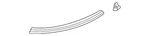 Genuine Mitsubishi Front Weather-strip 65820W000P. Fixed Price $38.49.