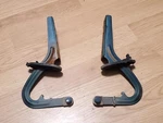 1986-1997 Nissan Hardbody D21 3.0 V6 Pair Left Right Hood Hinges Green. Fixed Price $59.99.