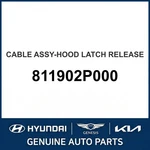 2009-2010 Hyundai Santa Fe Cable Assembly-hood Latch Release Oem New 811902P000. Fixed Price $75.61.