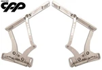 1963-65 Chevy Ii Nova Eddie Motorsports MS149-40P Billet Aluminum Hood Hinges. Fixed Price $776.00.